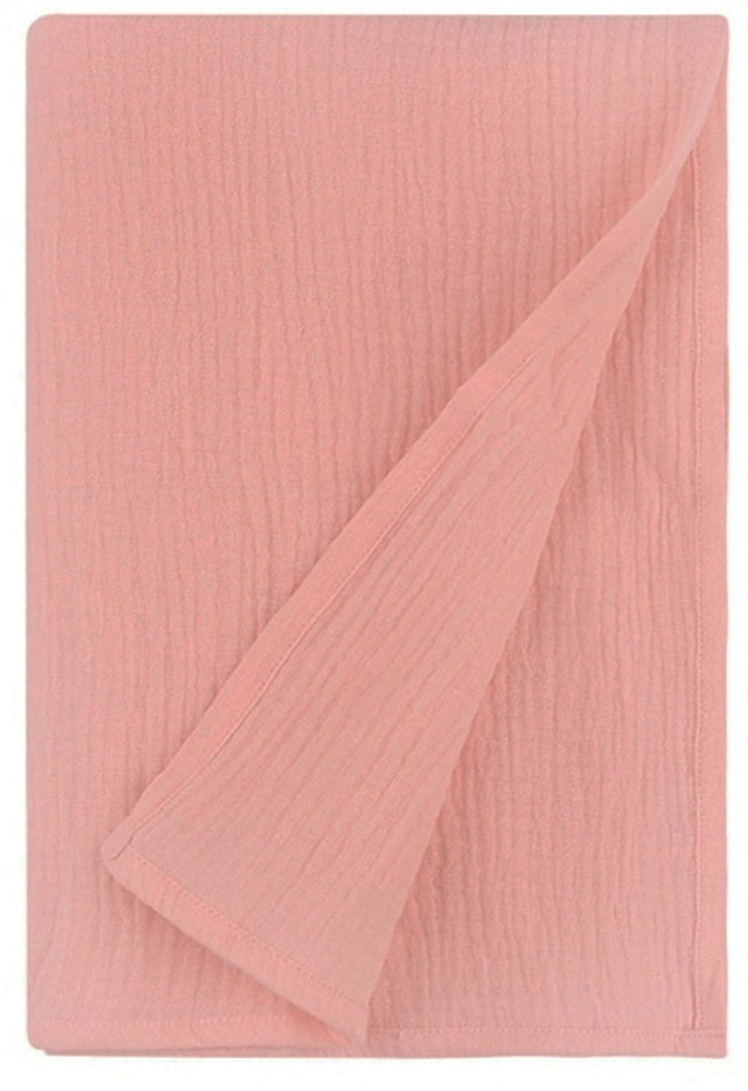 Babywikkeldeken, groot formaat 120*120 cm, ultrazacht en absorberend dubbellaags puur katoen, geschikt voor zowel jongens als meisjes, dunne deken/badhanddoek/wikkeldoek,lotuswortelzetmeel