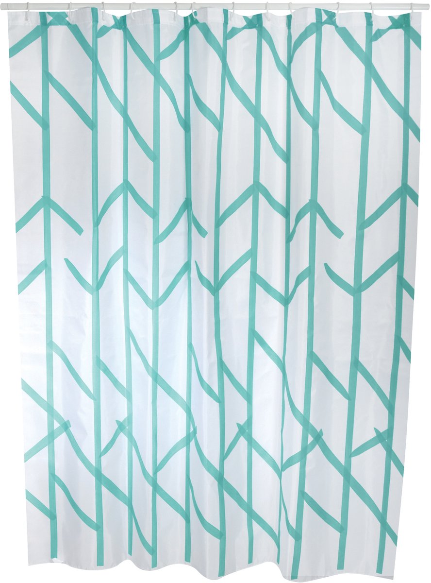 MSV Douchegordijn Polyester – Waterdicht en Antibacterieel Douchegordijn – Schimmelwerend – 180x200 cm
