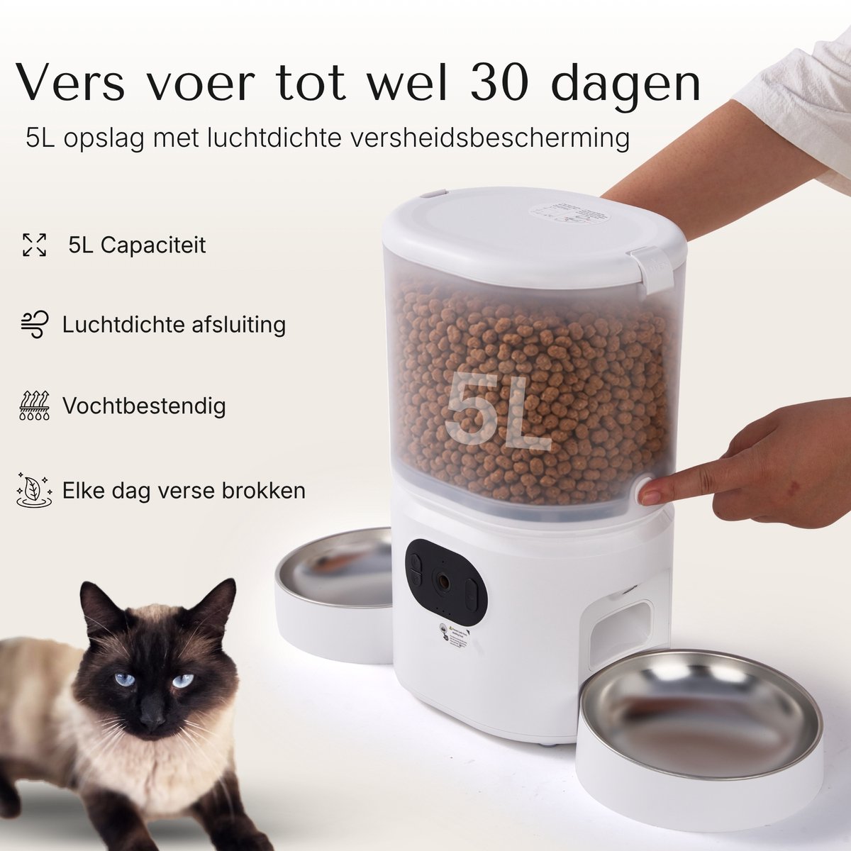 Pets Pride Automatische Voerbak Kat en Hond thumbnail 5