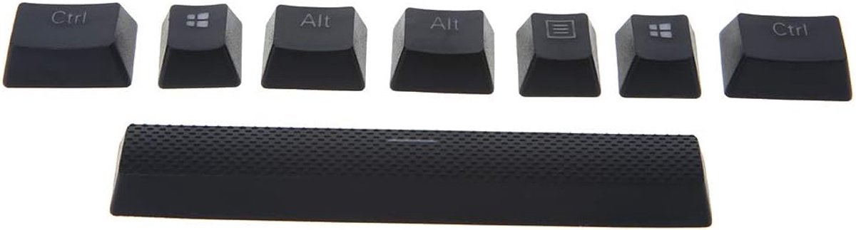 8 toetsen/pak 6.5u Space Bar PBT Keycaps Double Shot Keycaps Voor Corsair STRAFE K65 K70 K95 Mechanische Toetsenbord Keycap