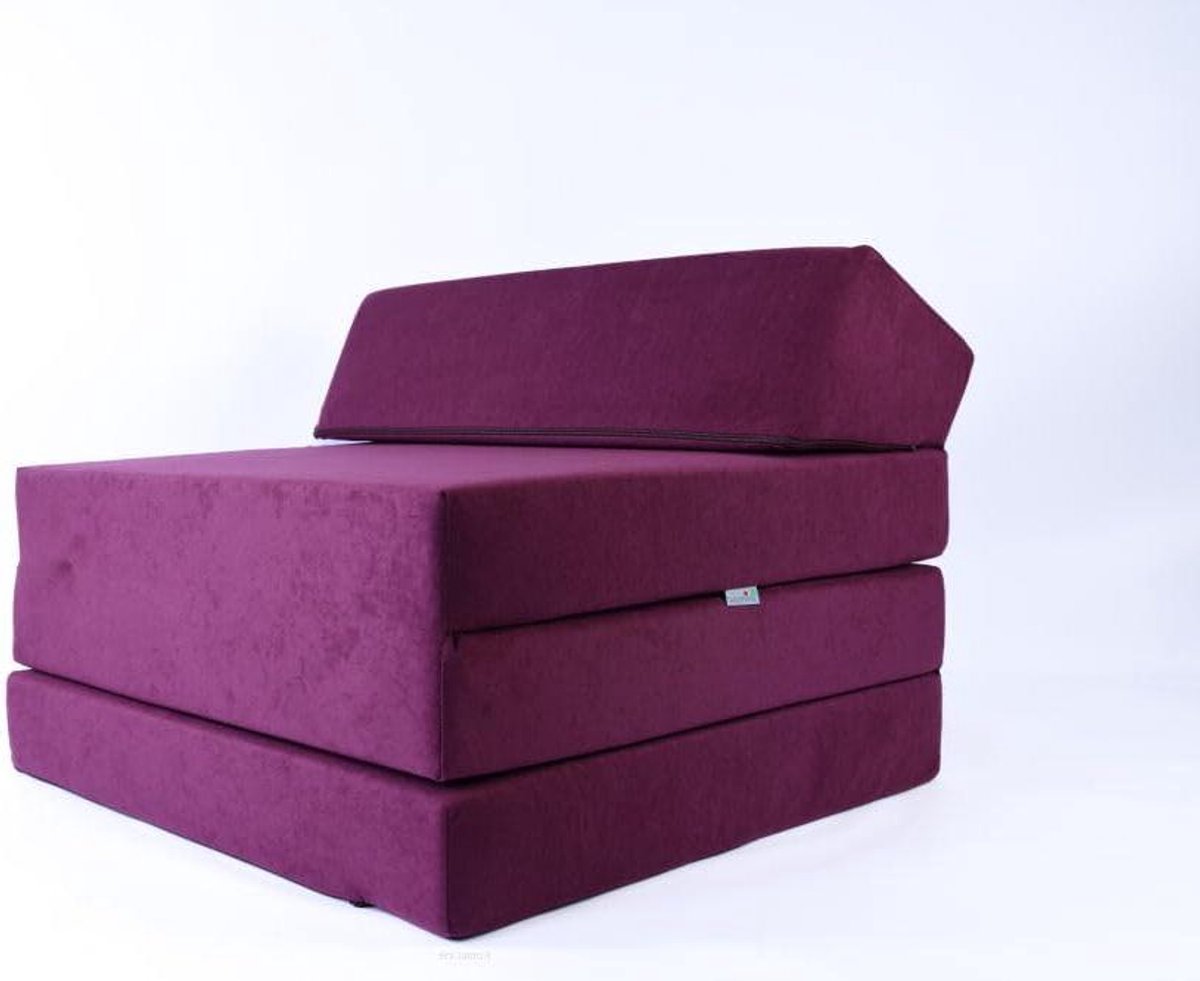 Vouwmatras Gastenmatras - Opvouwbare slaapmat - Logeren en Reizen - Ruimtebesparend en Draagbaar - 200 x 70 x 10 cm