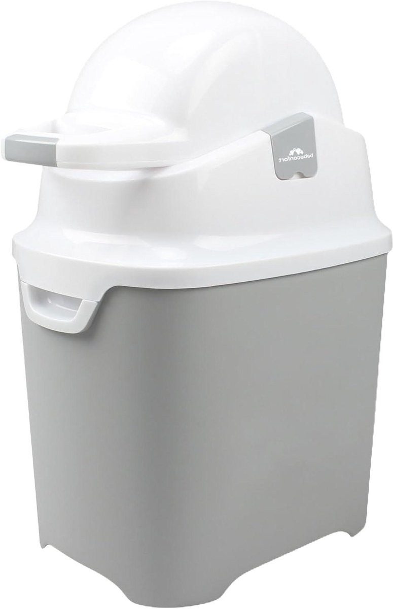 Luieremmer - Afvalbak luiers - Fris houden - Geurdicht deksel - 30 Liter - Grijs