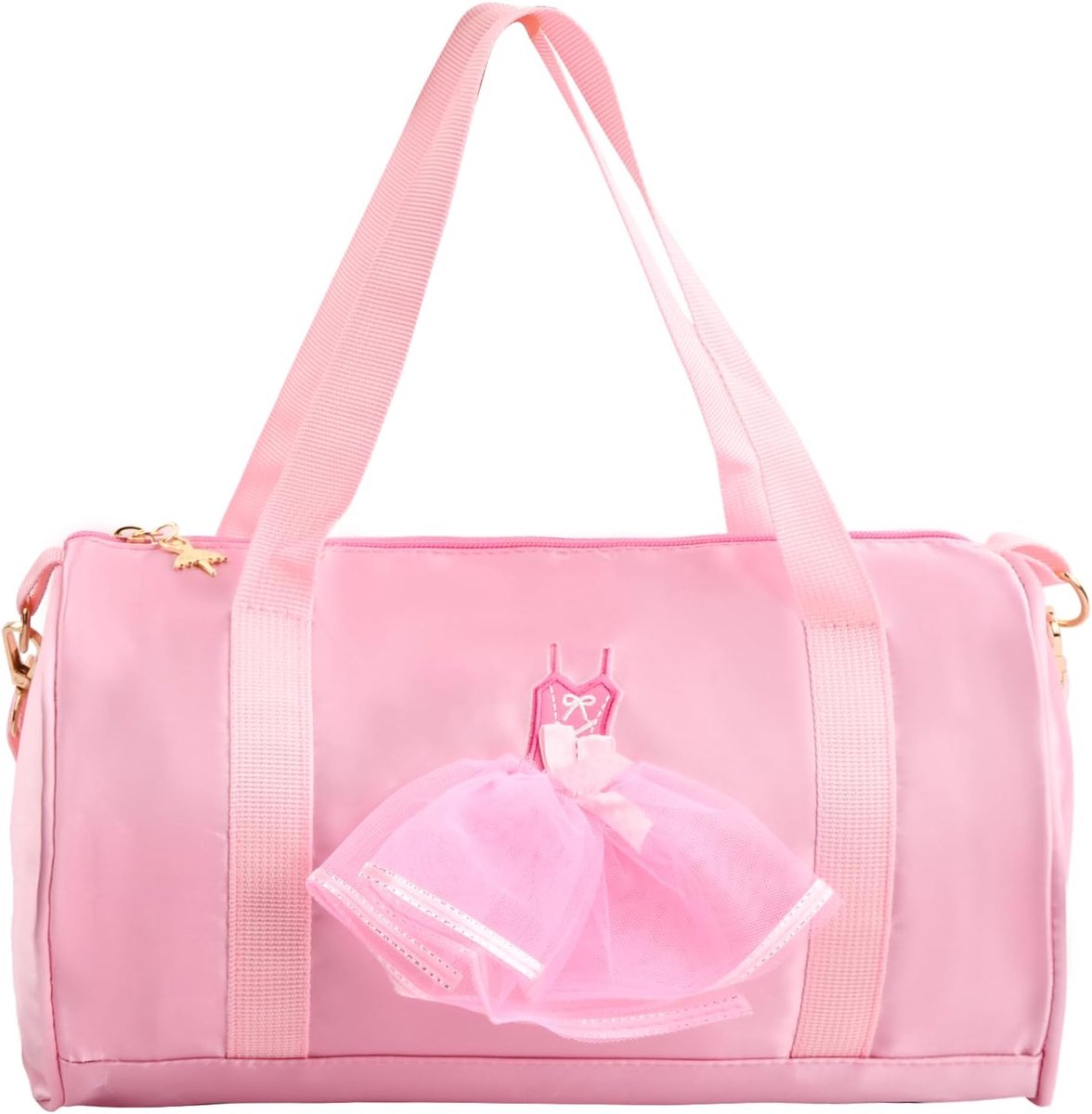 Danstas voor meisjes, klassieke danstas voor meisjes, prinses Latin Dance-handtas, roze schoudertas voor kinderen, ballerina's, sporttas voor gymnastiek, reistas