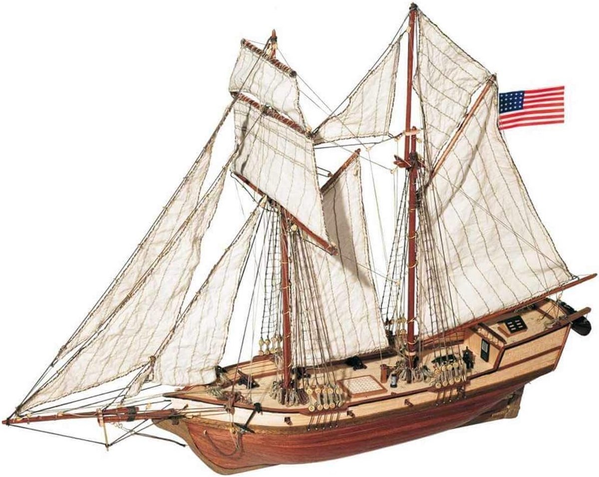SnelShoppen - OCCRE ALBATROS Schip Modelbouw Kit 1:100 - 570 mm x 410 mm x 210 mm - Perfect voor Modelbouwliefhebbers en Decoratie