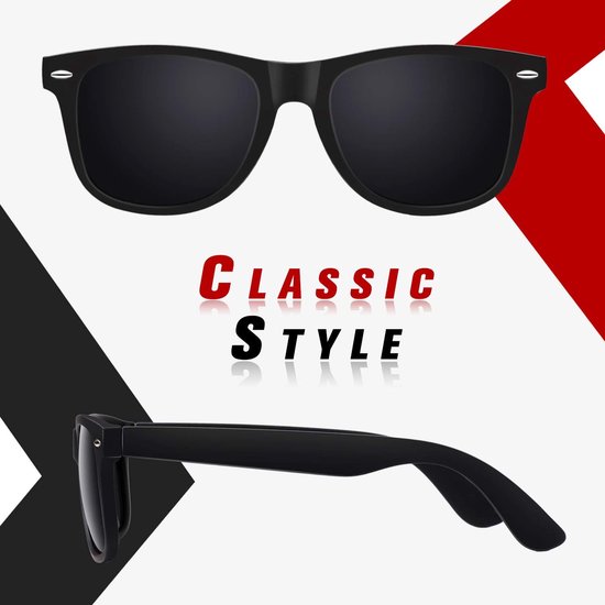 Zonnebril Heren - Polarized Bril - Outdoor Activiteiten - 100% UV Bescherming - 14.8 cm - Zwart — afbeelding 5