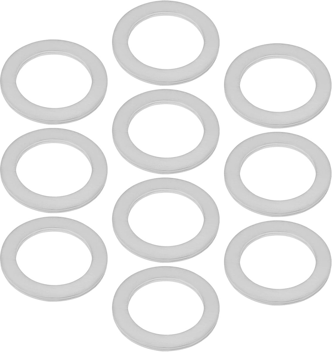 10 stuks afdichtring Olie-aftapplug Auto Olie-aftapplug Aluminium Pakking 995641400 Compatibel met Mazda MX5 Roadster MK2 MK3 MK4 14x20x1.2mm