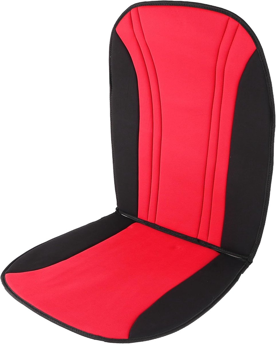 Seat Cover PAD 2, zitkussen voor autostoel, sandwichtextiel, zwart/rood