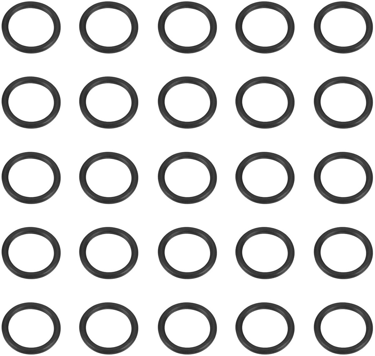 50stks Nitril Rubber O-Ring 18mm OD 14mm ID 2mm Metrische Breedte Buna-N NBR Afdichting Sanitair Reparatie O-Rings Voor Auto Voertuig Repair Kraan Air