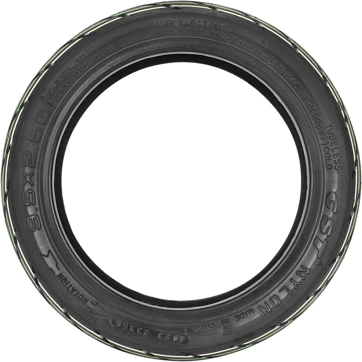 9,5 x 2,50 Zelfherstellende banden voor NIU KQi3 Sports/Pro/Max elektrische scooters, 9,5 inch tubeless banden lekvrije zelfherstellende reservewielen, met ventieldop (Zelfherstellende*2) – foto 4