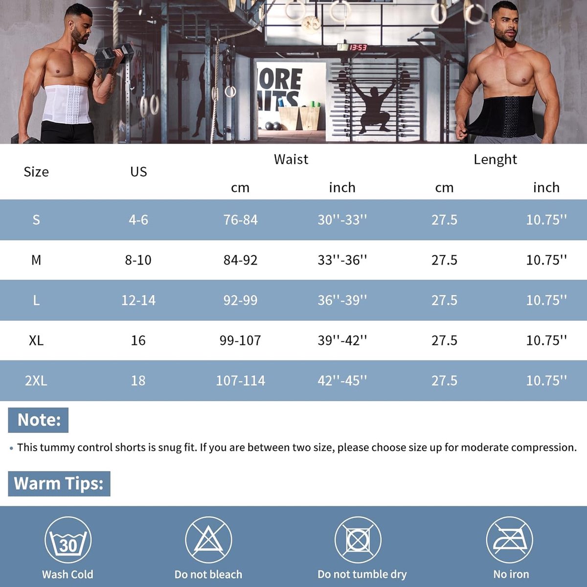 Taille Trainer voor Mannen Buik Trainer Taille Afslankende Riem Shaper Verstelbare Gewichtscontrole Buik Corset Buik Trimmer Band voor Mannelijke Volwassenen