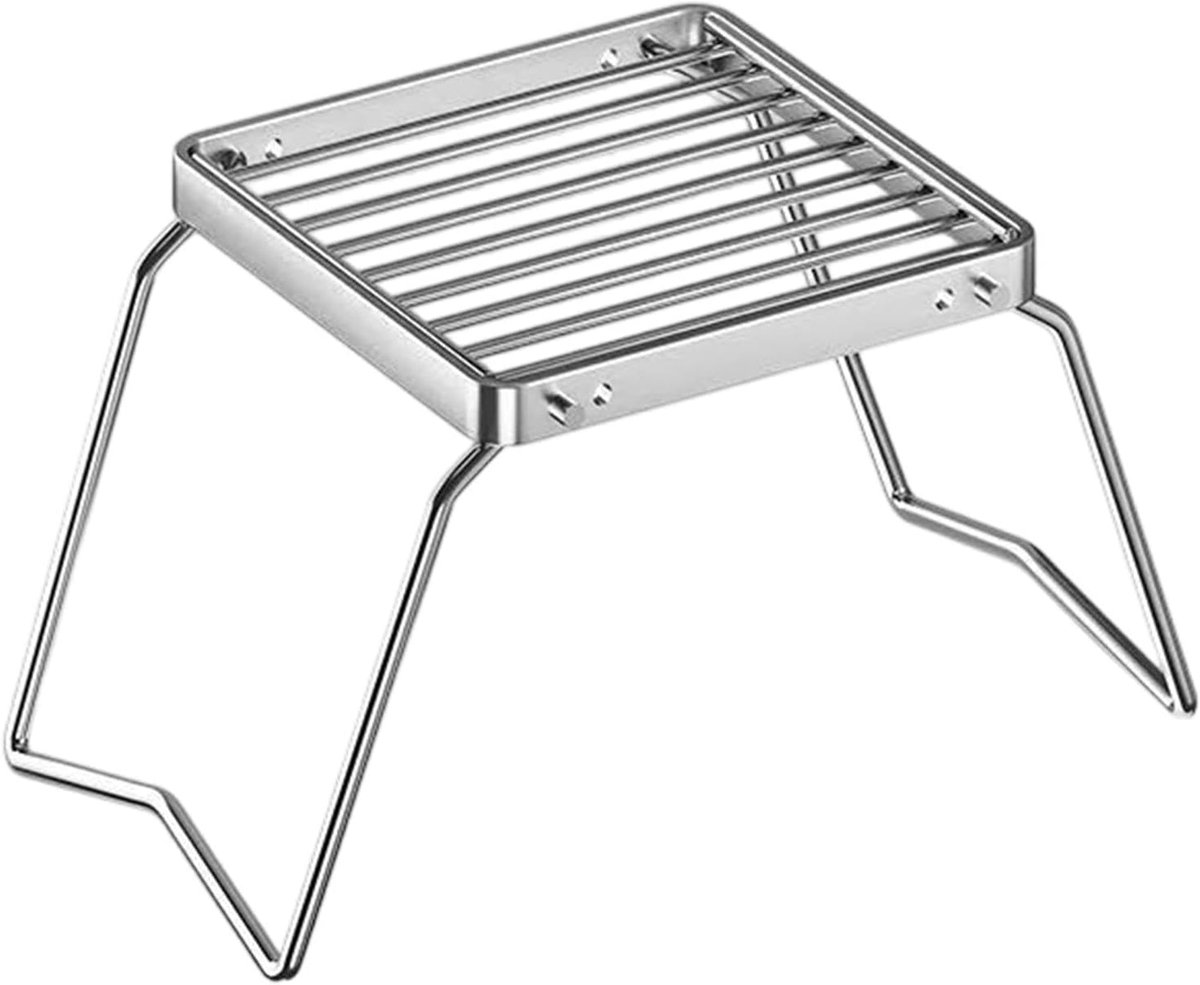 Camping Grill Vouwbaar - RVS Barbecue - Compact en Lichtgewicht - Perfect voor Outdoor Avonturen - m-winkel