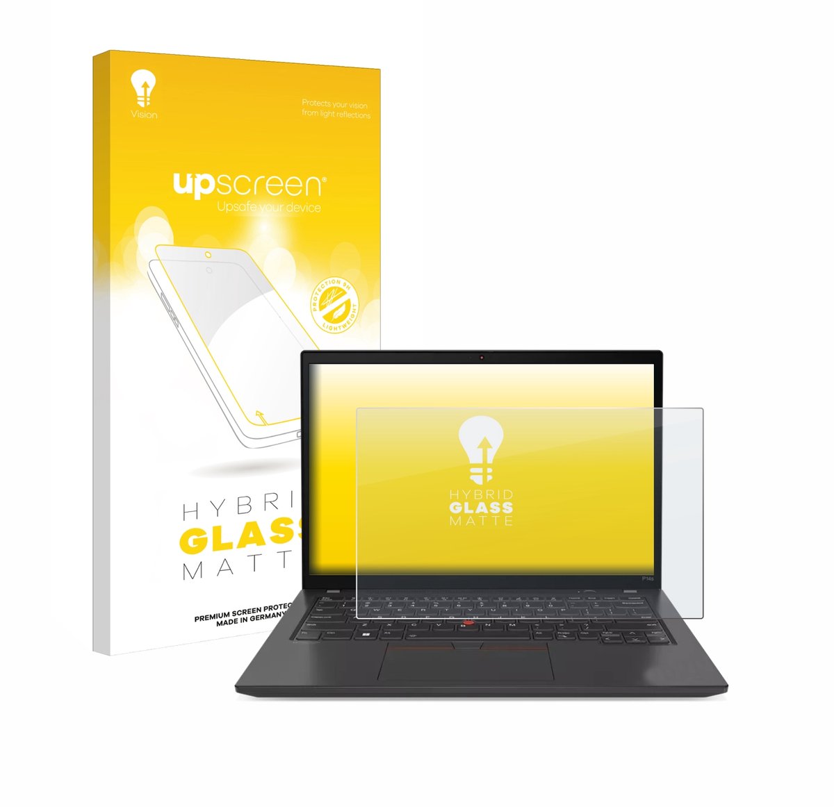 upscreen - Screenprotector voor Lenovo ThinkPad P14s Gen 4 - Folie Beschermfolie Beschermglas matte