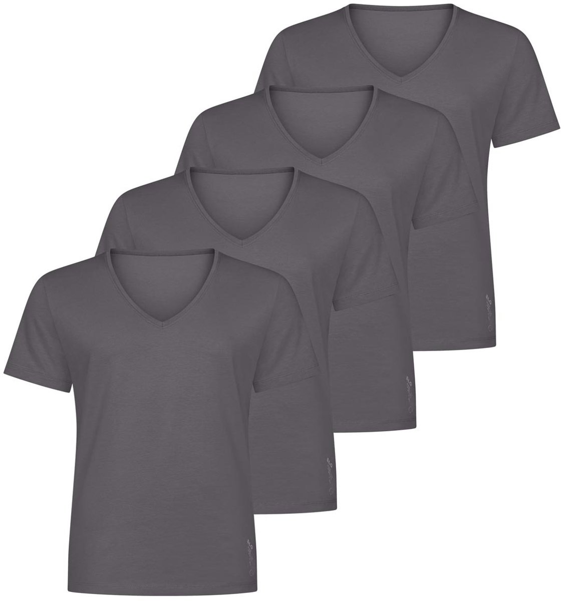 sloggi Heren onder t-shirts 4 pack SLG Base