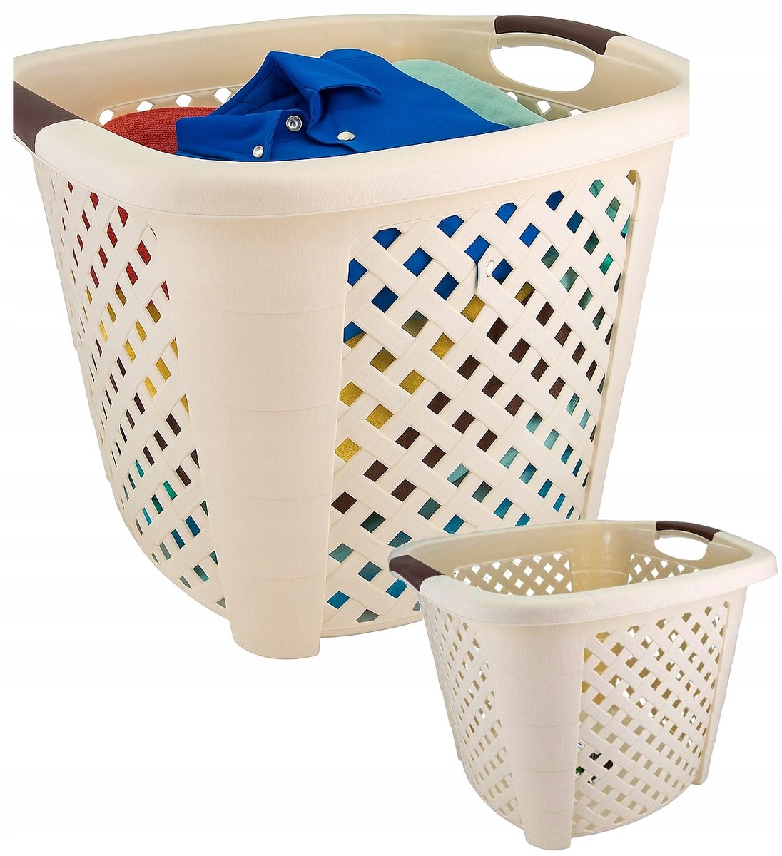 Beige rotan wasmand 34L - Ruim en stevig