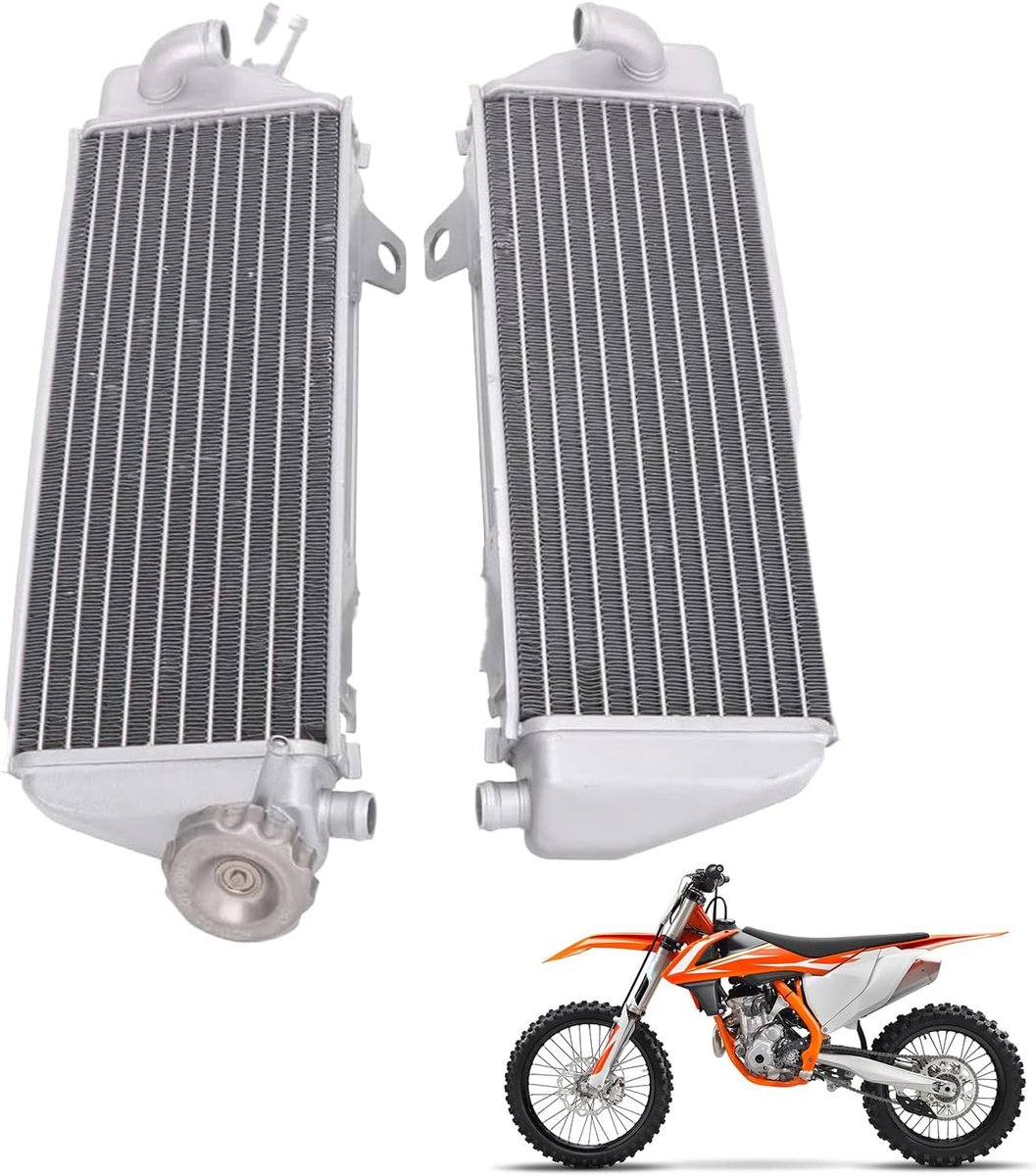 Radiator Prestaties Aluminium Fit Voor K.T.M 125 XC-W 250 300 350 450 500 SX SX-F FACTORY EDITON EXC-F XC XC-F XC-W 2016 2017 2018 Motorfiets
