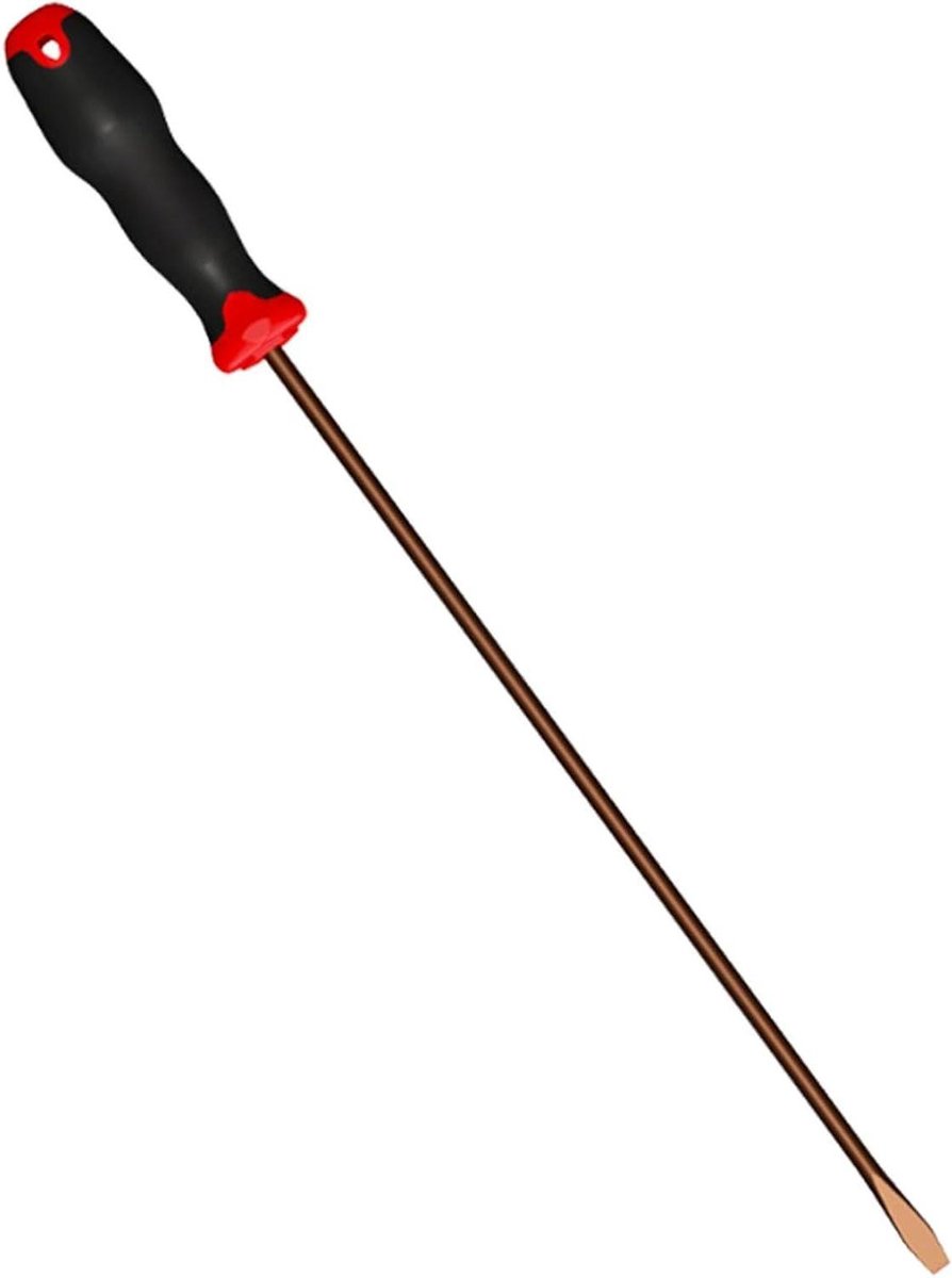 Magnetische Schroevendraaier - Lange Schroevendraaier - Reparatie Krappe Ruimtes - Dubbelkop Kruis Plat - 40 cm - Zilver