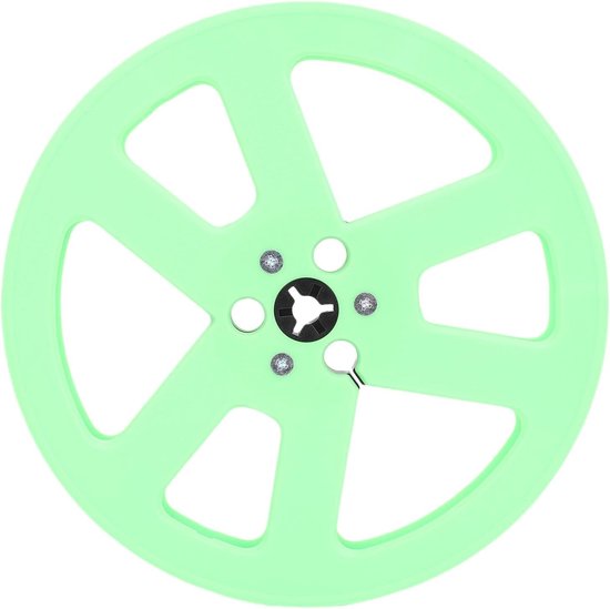 Lege Tape Spoel - Opname Spoel Reel Spoel - Analoge Geluidsopname - 6 Winddichte Delen - 7 Inch - Groen — afbeelding 2