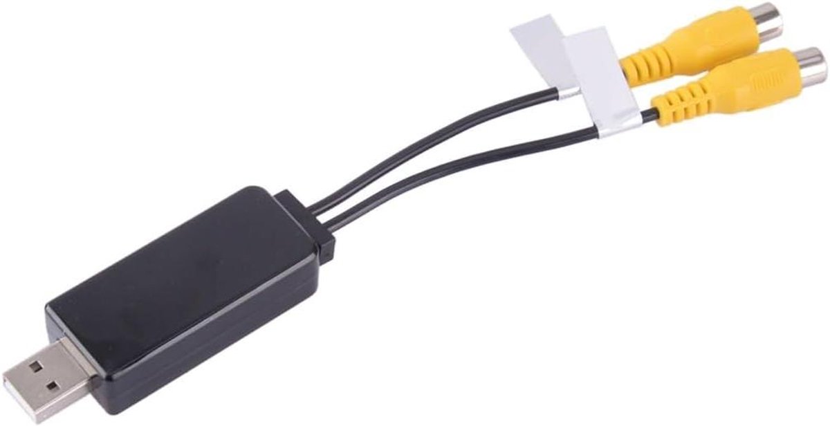 Video Uitgangsadapter - USB naar RCA - Auto Multimedia - Directe Vervanging - Niet Gespecificeerd - Zwart