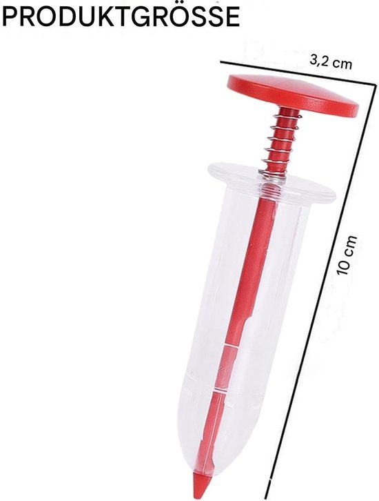 Zaaimachine Tuin - Planten Dispenser - Efficiënt Zaaien - Verstelbare Afstand - 1 Stuk - Rood — afbeelding 5