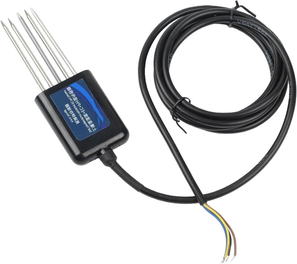 Bodemsensor - Bodemmeter - Plantenverzorging - 7-in-1 Analyse - IP68 - Zwart