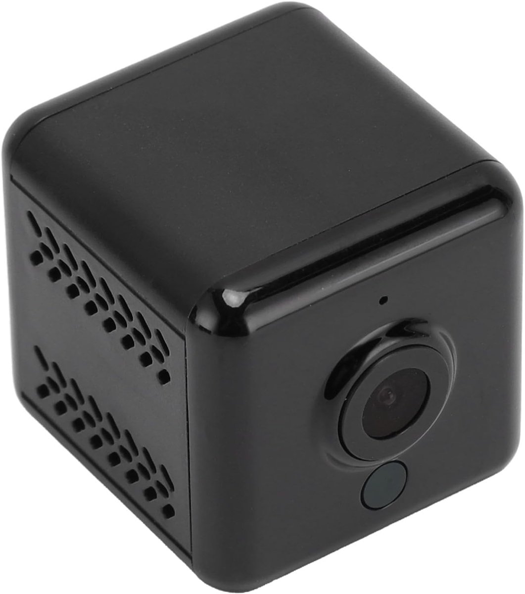 Mini WiFi Camera - Beveiligingscamera Compact - Thuis Bewaken - Magnetische Bevestiging - 720P HD - Zwart