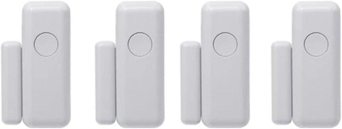 Deur en Raam Sensor - Alarm Accessoire - Huisbeveiliging - Draadloze Detectie - 10-20mm Actief - Wit