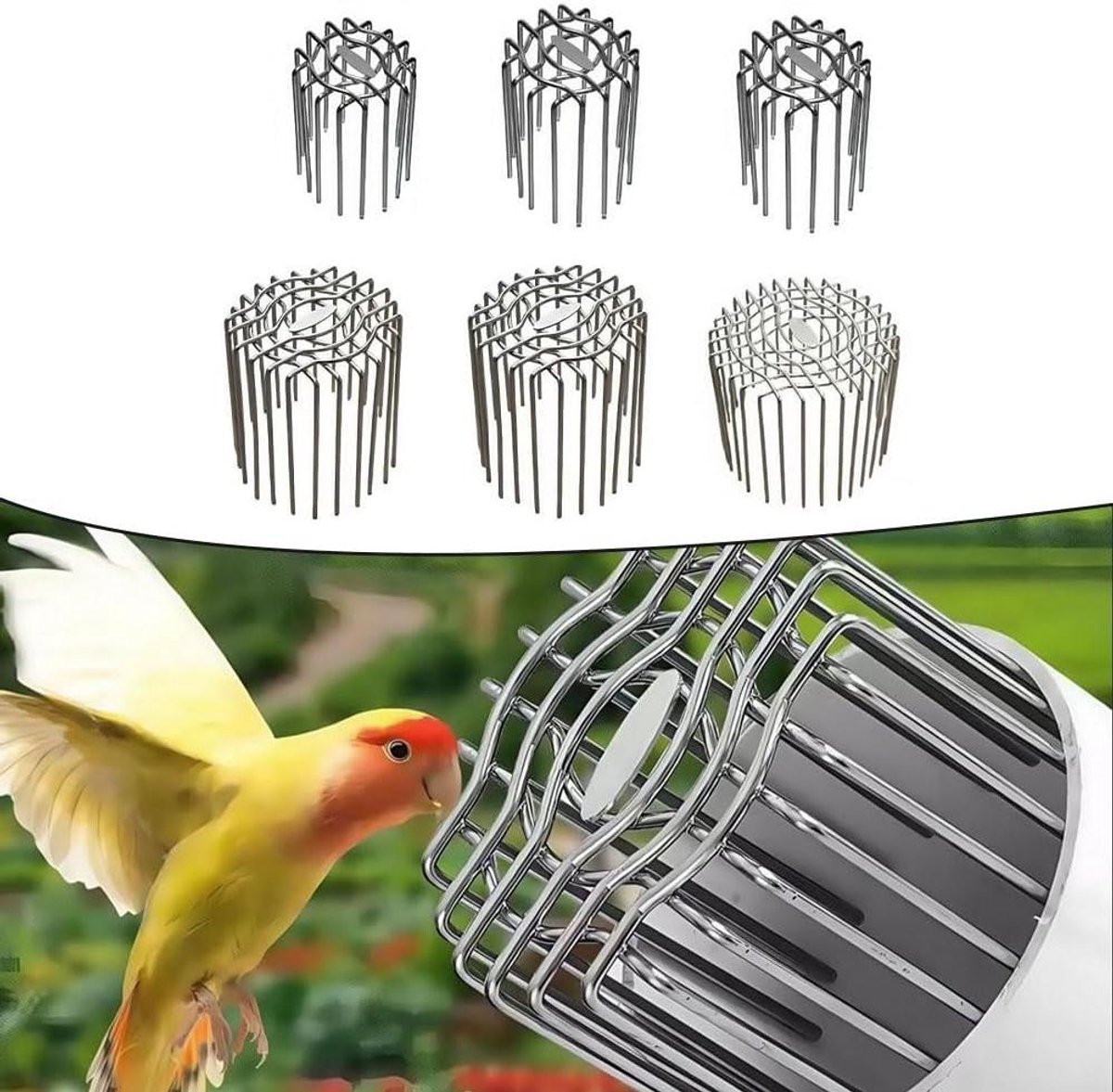 Roestvrij staal rooster - Afvoer bescherming - Voorkomt verstopping - Grote vuilpreventie - Rond ontwerp - Zilver