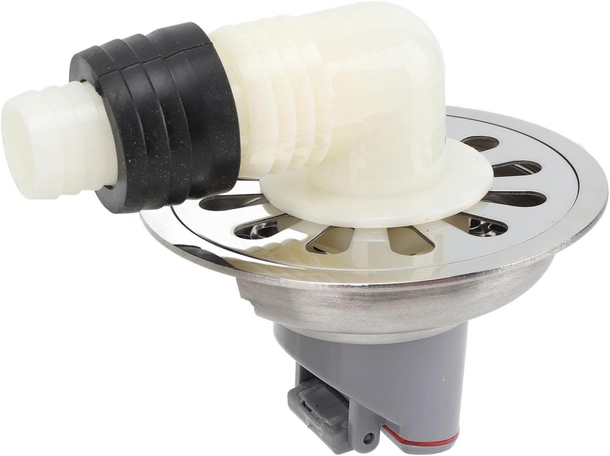 Afvoerputje Douche - Vloerzeef RVS - Geurloos Werken - Corrosiebestendig Materiaal - 9 Cm Diameter - Zilverkleurig
