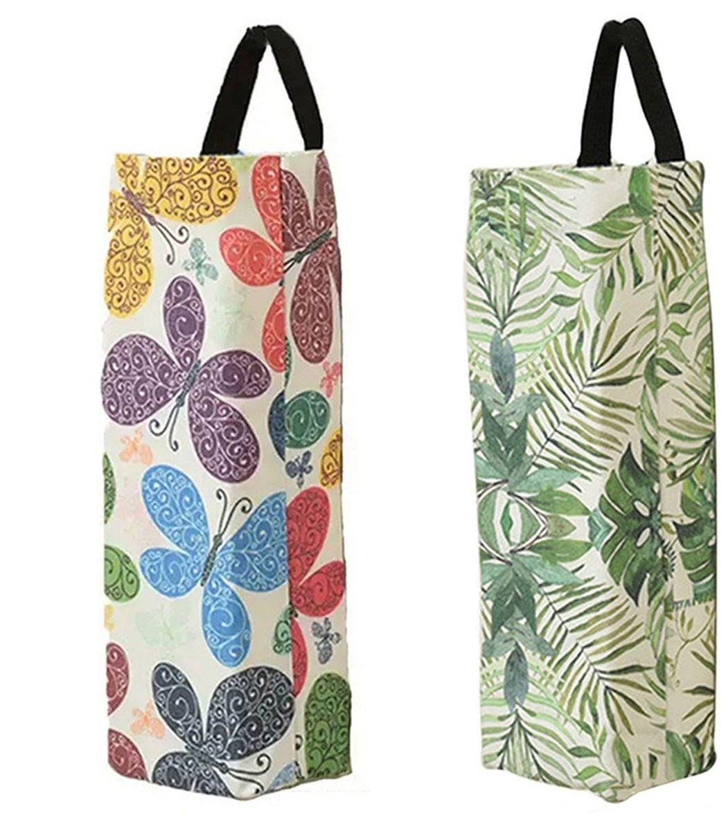 Dailygoods- Hangtas 2-delig - Herbruikbare Vuilopbergzakken - Wandgarderobe - Multifunctioneel - Duurzaam Polyester - Afmetingen 10 x 34 cm - Opbergtas