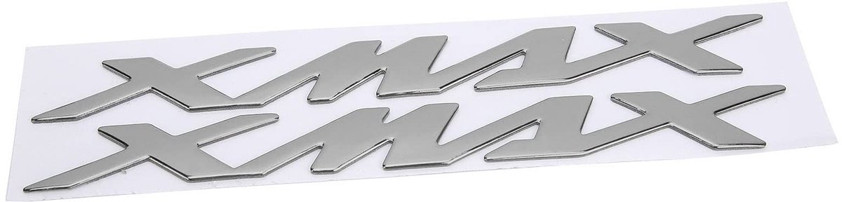 Dailygoods- Embleemstickers 3D - Slijtvaste Motorfietssticker - Waterdicht - Flexibel Plastic - Glad Oppervlak - Voor Xmax 125/250/400 - Motorstickers