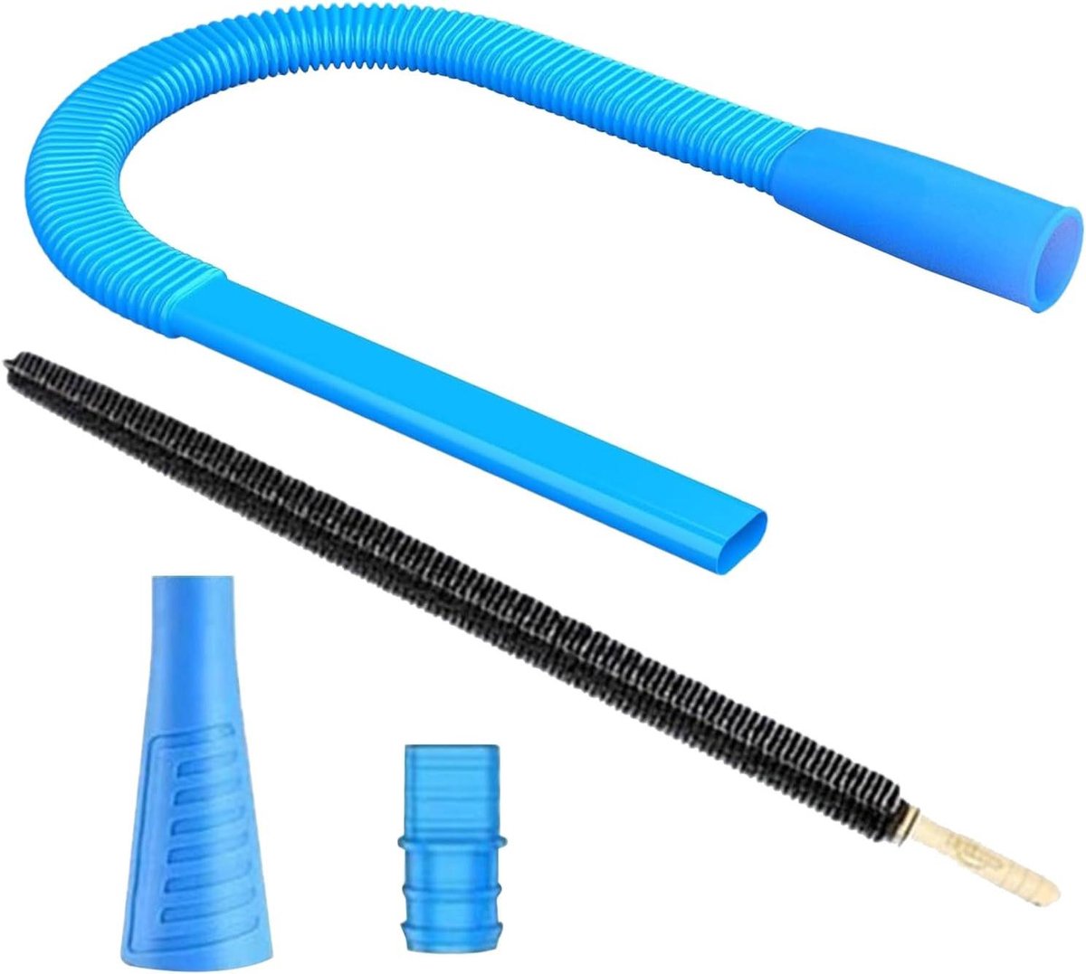 Droger Ontluchtingsreinigingsset Droger Pluisborstel Efficiënt Reinigen Flexibele Lange Slang 80 cm Blauw