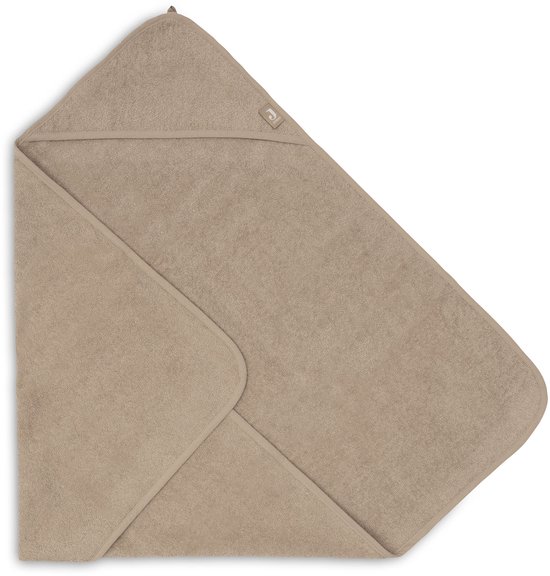 Jollein Badcape Badstof 100x100cm Milky Coffee van Jollein — afbeelding 4