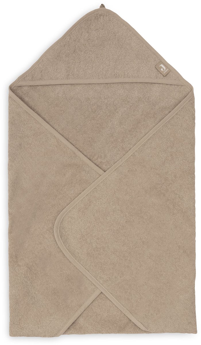 Jollein Badcape Badstof 75x75cm Milky Coffee van Jollein — afbeelding 3