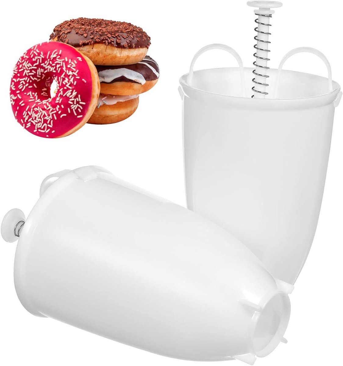 Donut Maker Set - Donutvorm Deegverdeler - Zelf Donuts Maken - Eenvoudig in Gebruik