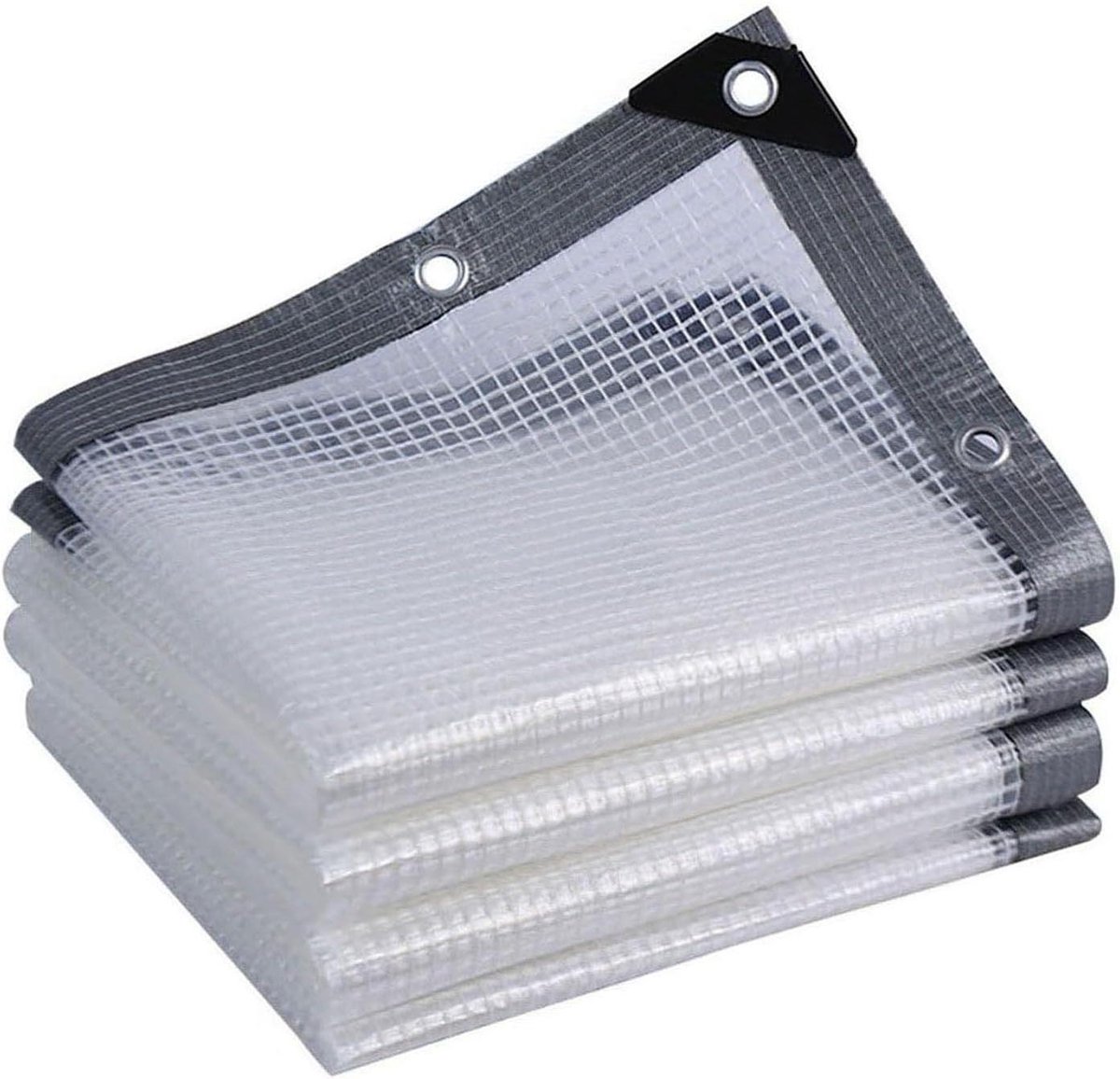 Doorzichtig Zeildoek - Waterdicht Doek - Bescherming Buiten - Scheurbestendig Weefsel - 5x5 meter - Transparant
