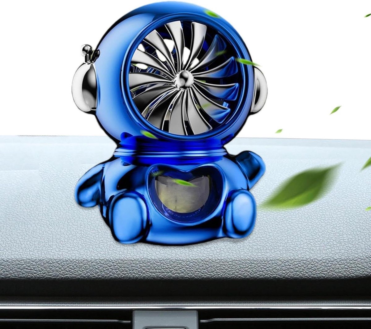 Auto Luchtverfrisser - Geurdispenser Robot - Auto Interieur Verfrissen - Zonne-energie Aangedreven - 112 x 112 x 77 cm - Zwart