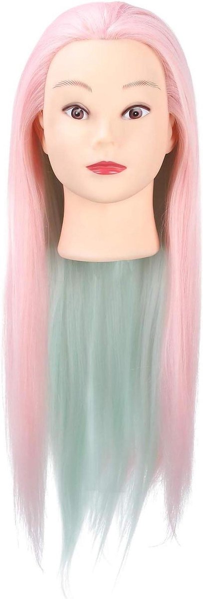 Oefenhoofd Haar Vlechten - Kappershoofd Styling - Kappers Training - Synthetisch Hoge Temperatuur Haar