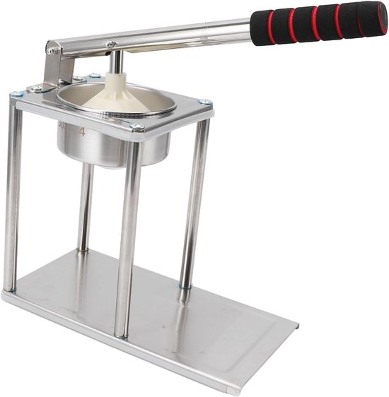Handpers Citruspers - Sapcentrifuge Fruitpers - Sap Maken - Roestvrijstalen Constructie - 32D x 26B x 15H cm - Zilver — afbeelding 5