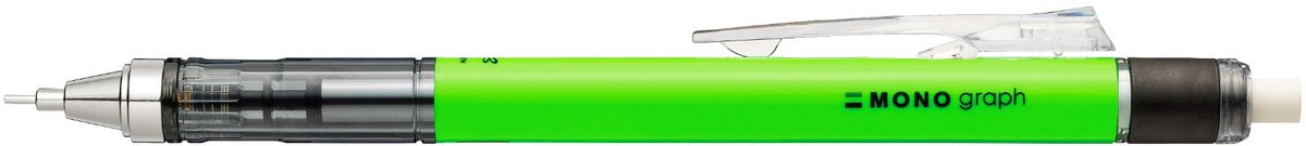 Tombow Mono graph vulpotlood 0.7 mm neon green