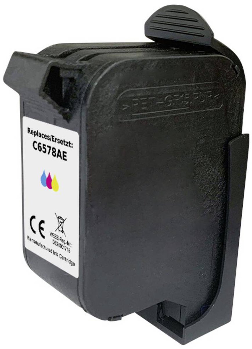 Renkforce Inktcartridge vervangt HP 78, C6578A Compatibel Cyaan, Magenta, Geel RF-I-HP78CMY RF-6922908