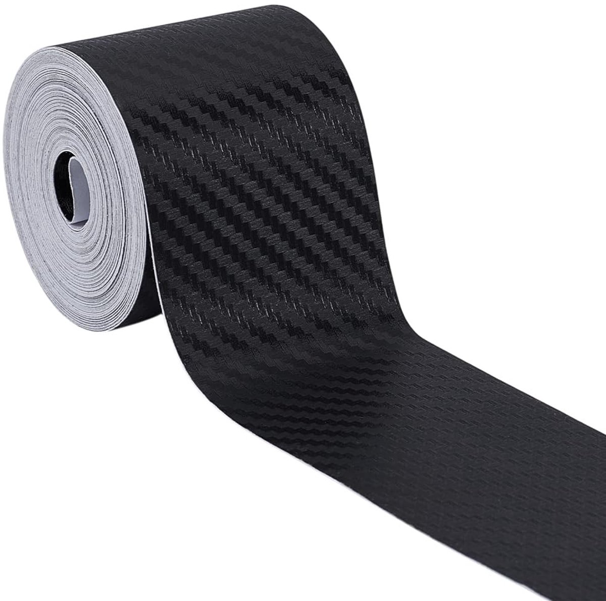 Dailygoods- Deurrand 10 m - 3D Koolstofvezel - Anti-botsing - Krasafdekking - Toegangsbeschermers - 50 mm breed - Beschermstrip