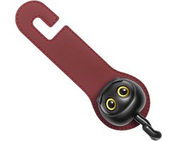 Hoofdsteun Haak - Auto Organizer - Auto Organiseren - Sterk Draagvermogen - 22 x 6 x 6 cm - Wijnrood