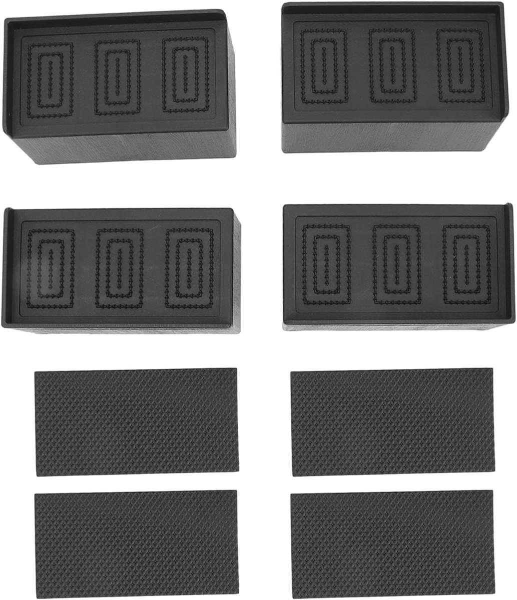 Slipvaste Rubberen Opstapjes voor Meubels - Stapelbare Sofa Risers voor Bank, Tafel en Bed