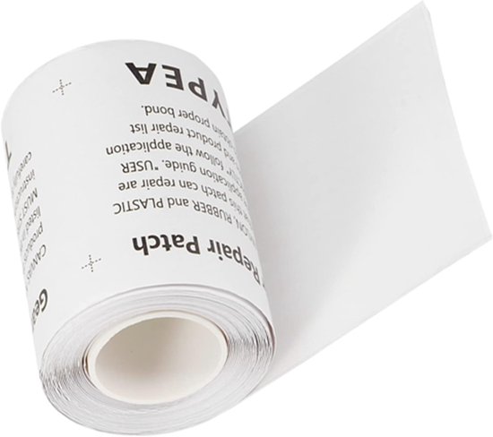 Zwembad reparatiekit - Waterdichte tape - Lekkages dichten - Zelfklevend TPU - 7.5 x 375 cm - Transparant — afbeelding 4