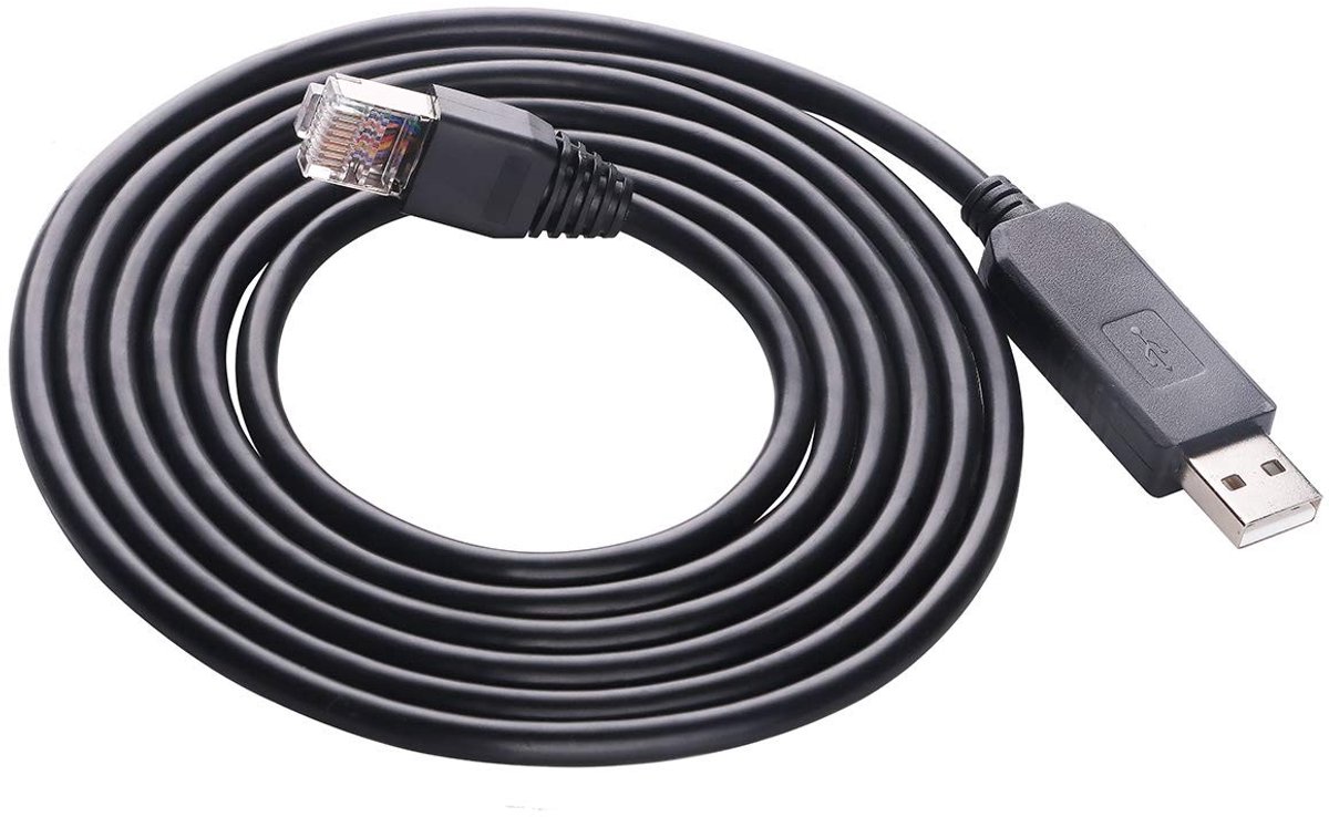 Solidchoice - USB naar RJ45 RS232 Kabel voor Voltronic Apparaten