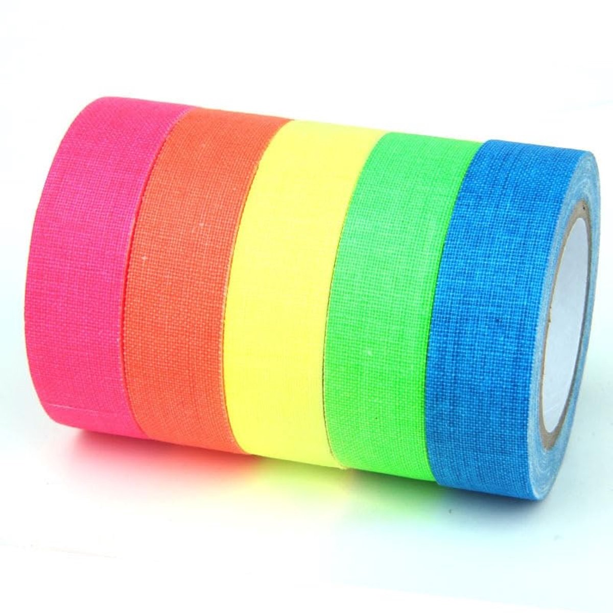 Solidchoice - Set van 5 Neon Plakband voor Feestdecoratie en Handicrafts