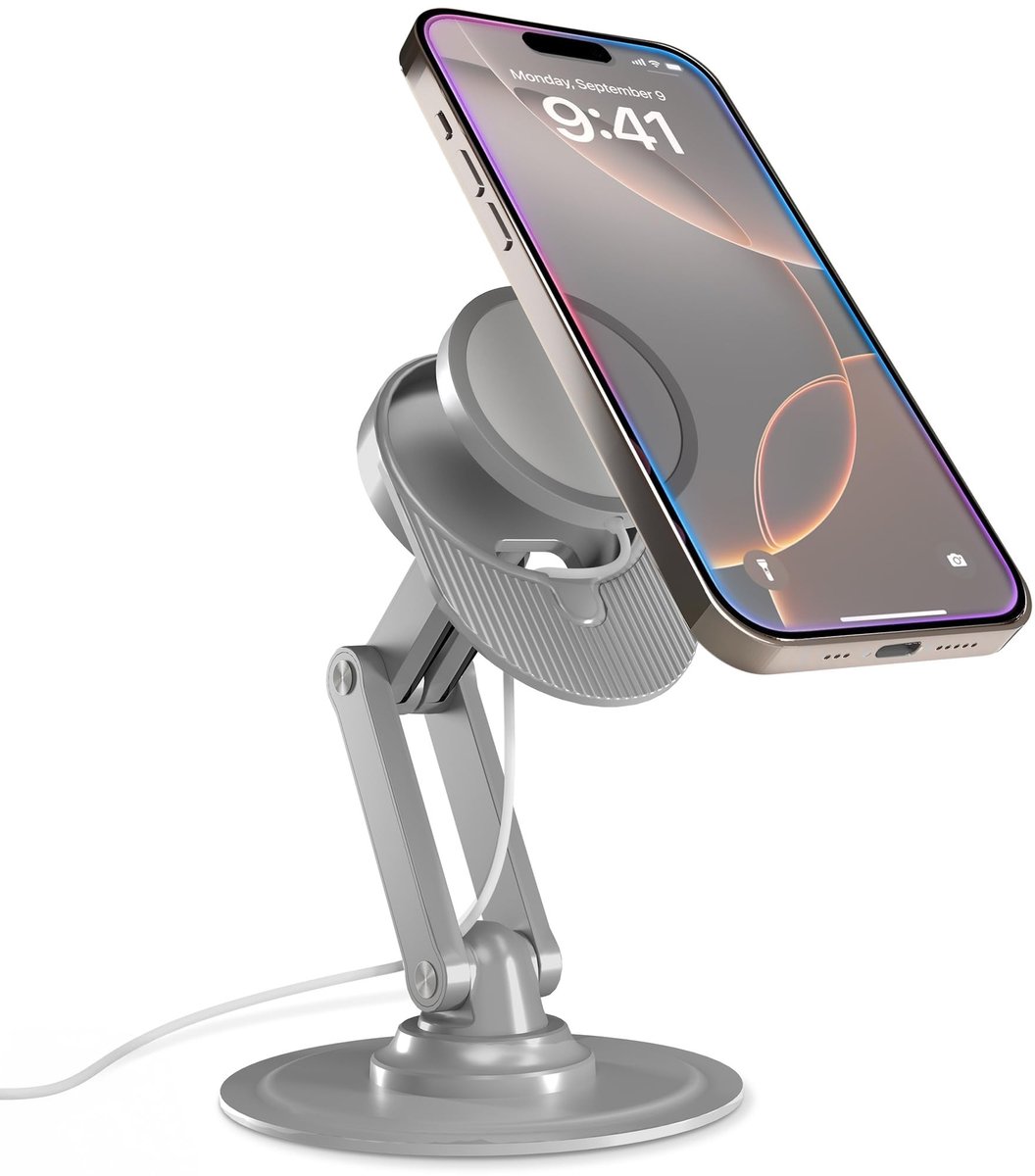 Solidchoice - 360° Rotatable MagBase Houder voor iPhone en AirPods