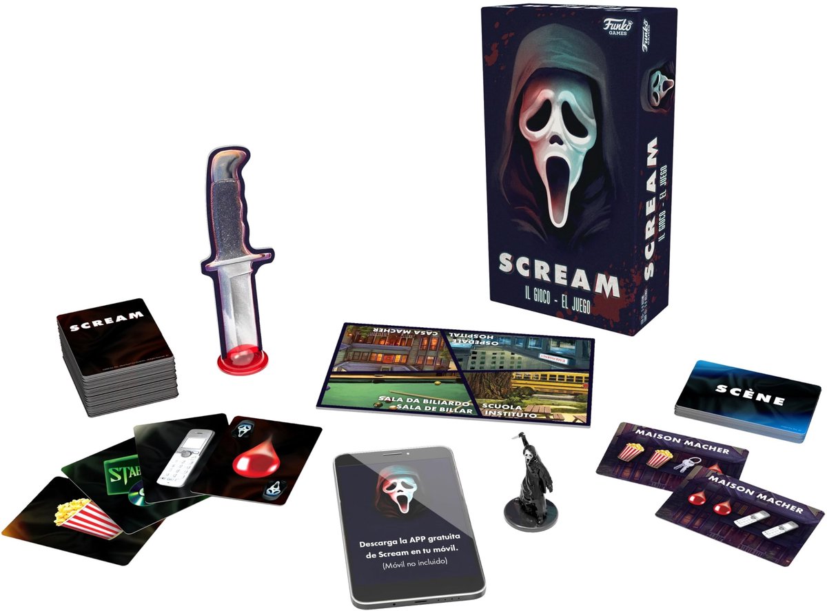 Solidchoice - Coöperatief Bordspel met Ghost Face Thema
