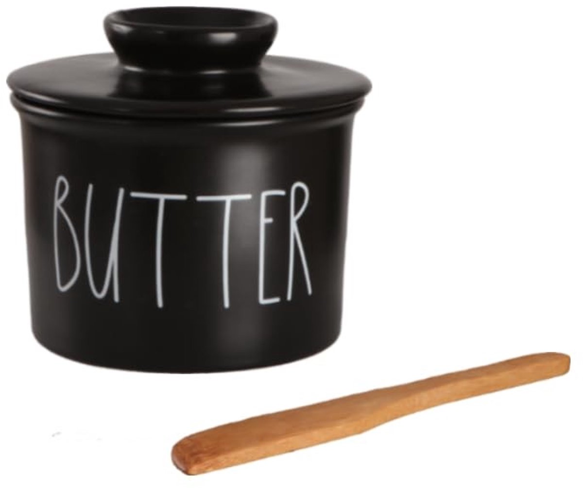Solidchoice - Franse Boter Crock met Waterlijn voor Versheid