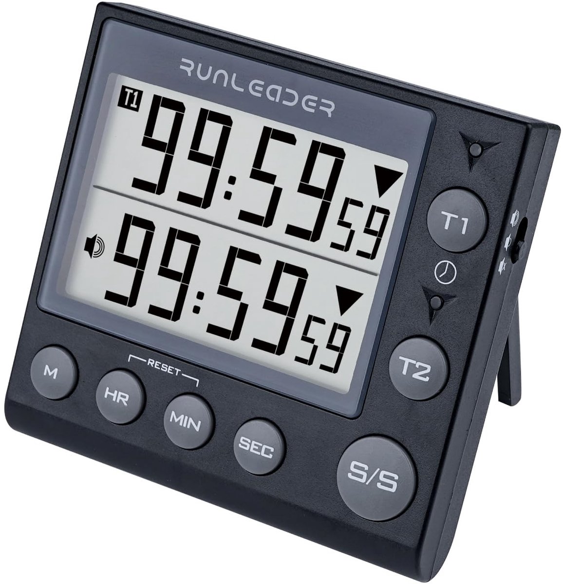 Solidchoice - Digitale Countdown Timer met Klok en Magnetische Bevestiging